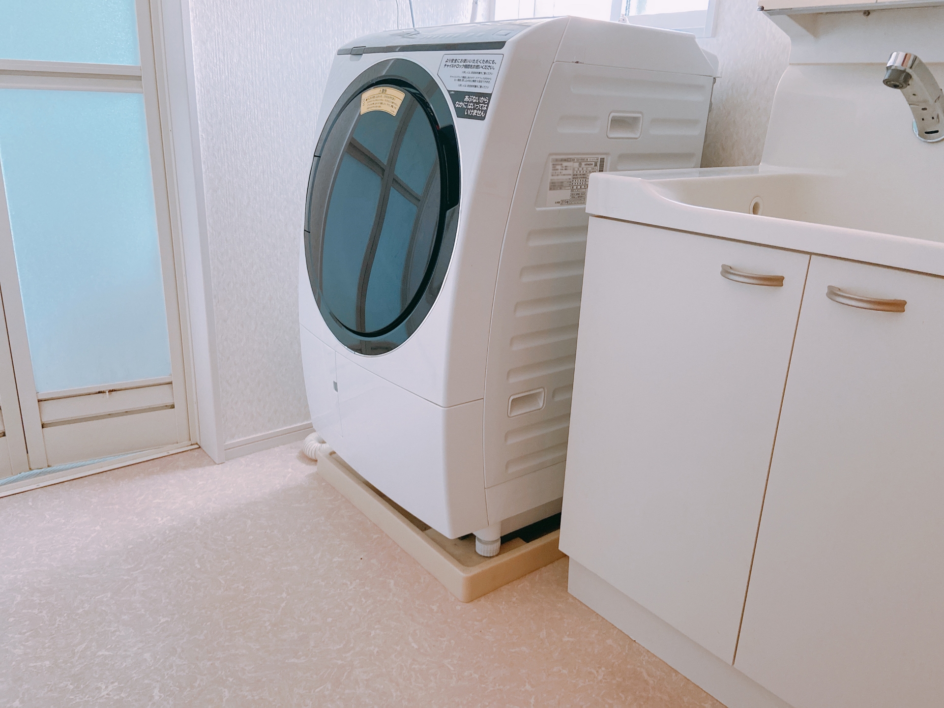 共働き 家事を楽にする方法
乾燥機能付き洗濯機のイメージ図