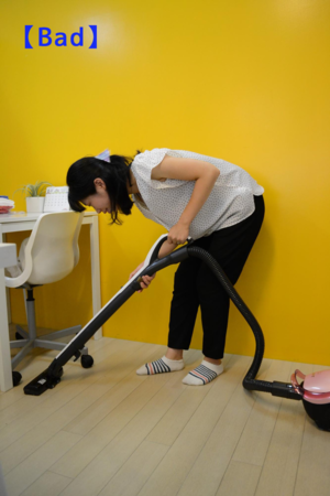 掃除機がけで気をつけるところは?Bad例