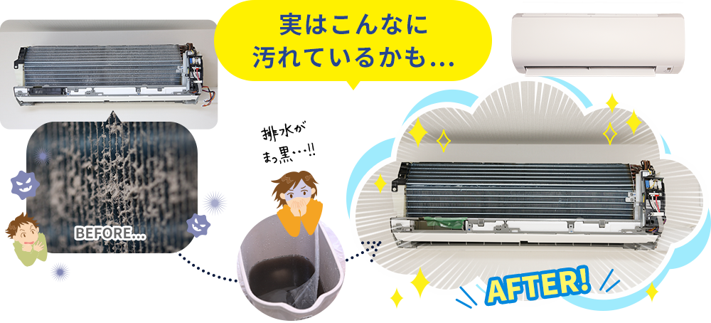 実はこんなに汚れているかも…