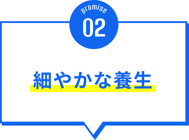 細やかな養生