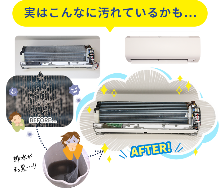 実はこんなに汚れているかも…