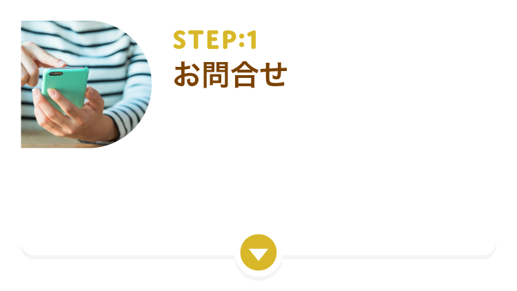 STEP:1お問合せ
