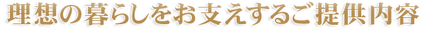 ご提供内容